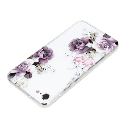 iPhone SE 2022/2020 TPU Phone Case with Colourful Painting Pattern – Wear-Resistant and Lightweight
