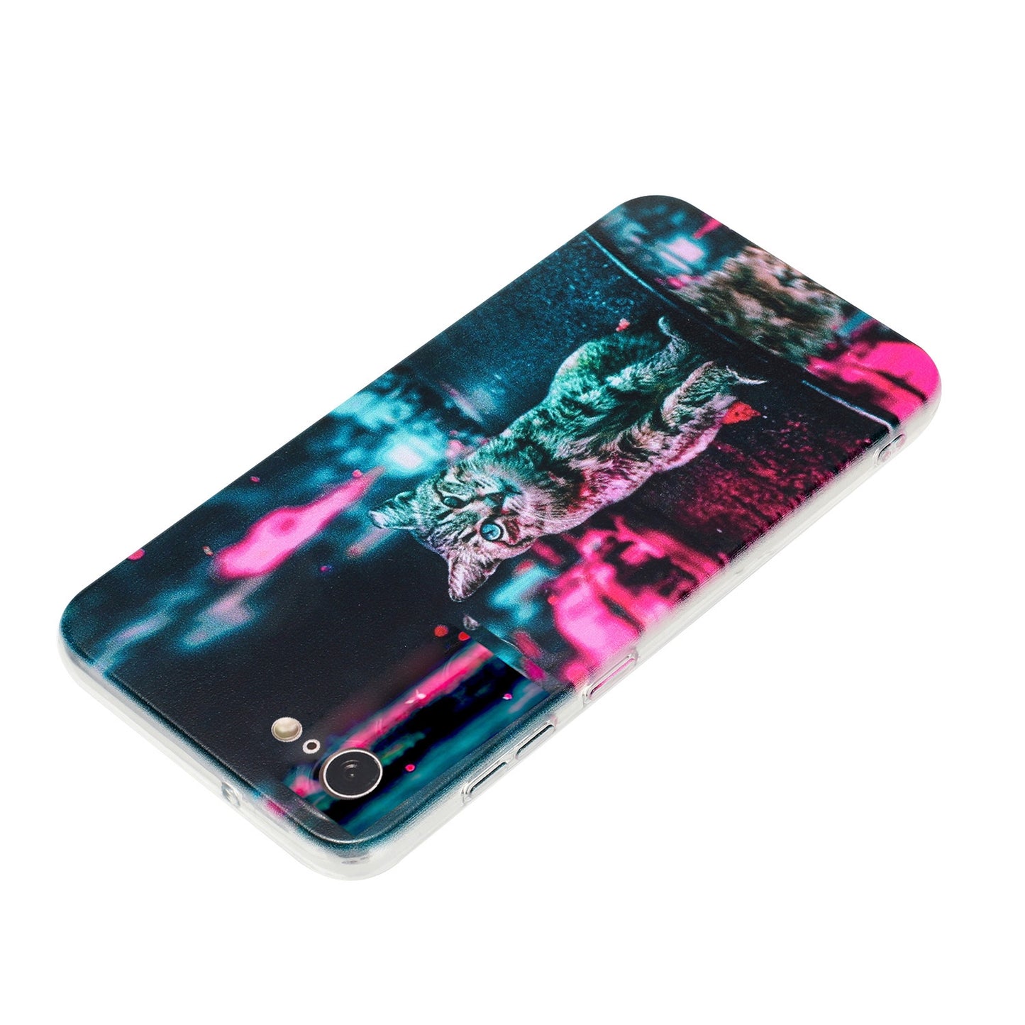 iPhone 8 TPU Phone Case with Colourful Painting Pattern – Wear-Resistant and Lightweight