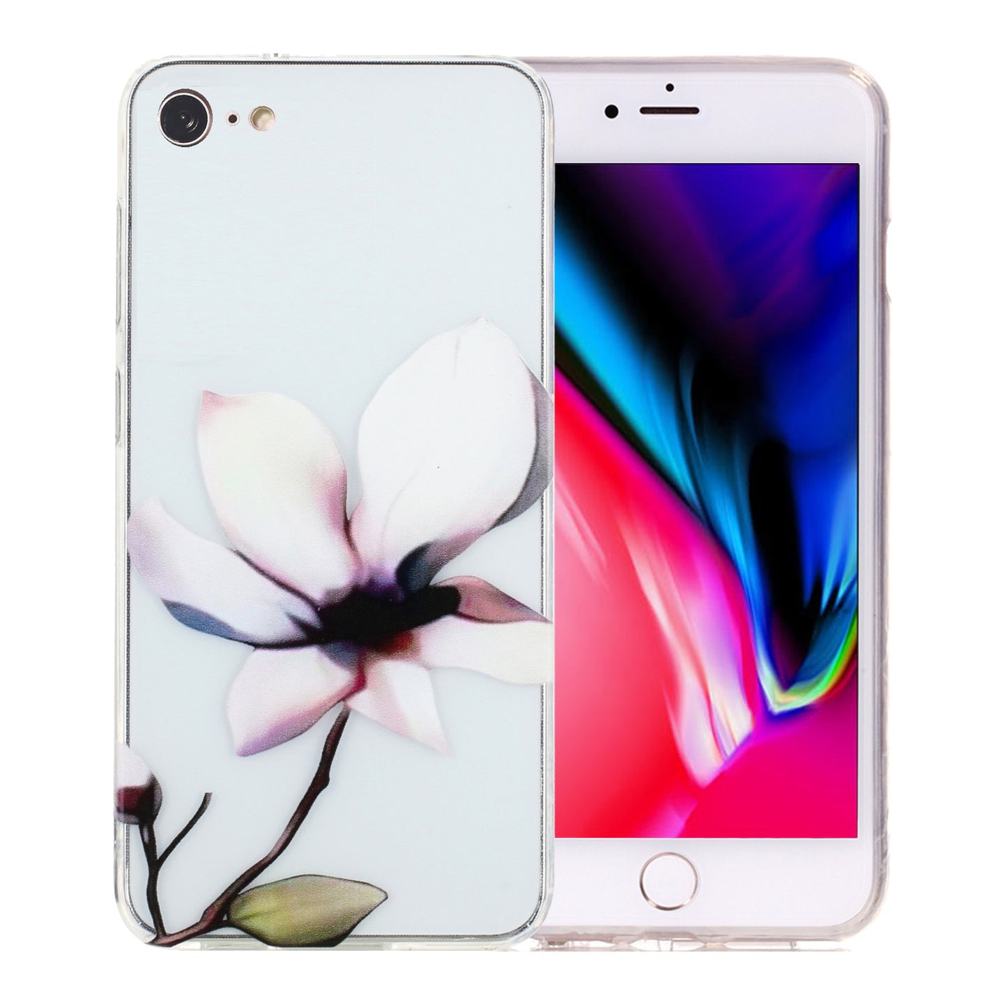 iPhone SE 2022/2020 TPU Phone Case with Colourful Painting Pattern – Wear-Resistant and Lightweight