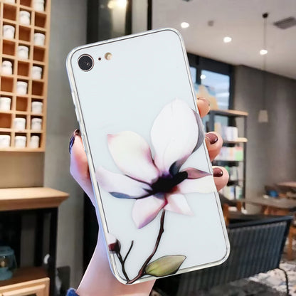 iPhone SE 2022/2020 TPU Phone Case with Colourful Painting Pattern – Wear-Resistant and Lightweight