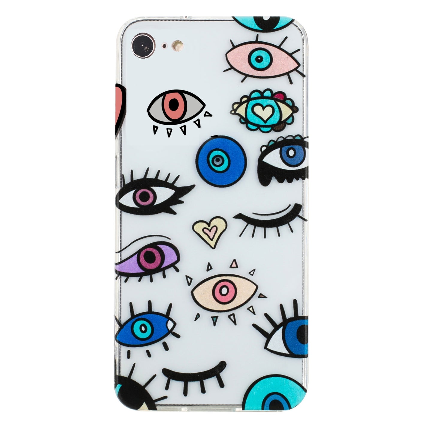 iPhone 7 TPU Phone Case with Colourful Painting Pattern – Wear-Resistant and Lightweight