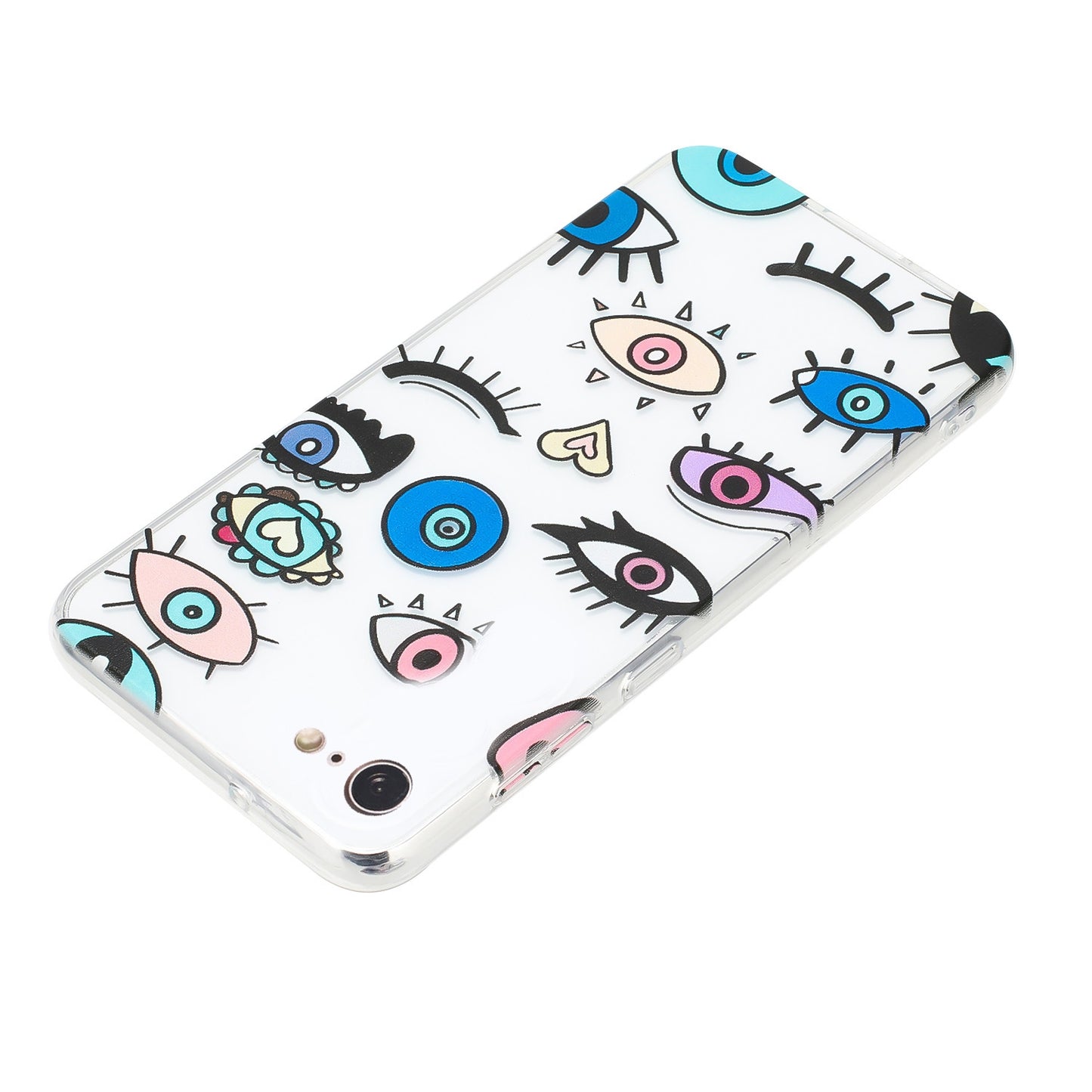iPhone SE 2022/2020 TPU Phone Case with Colourful Painting Pattern – Wear-Resistant and Lightweight