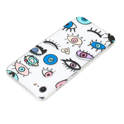 iPhone SE 2022/2020 TPU Phone Case with Colourful Painting Pattern – Wear-Resistant and Lightweight
