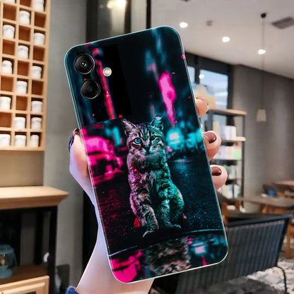 Samsung Galaxy A05 TPU Phone Case with Colourful Painting Pattern – Wear-Resistant and Lightweight