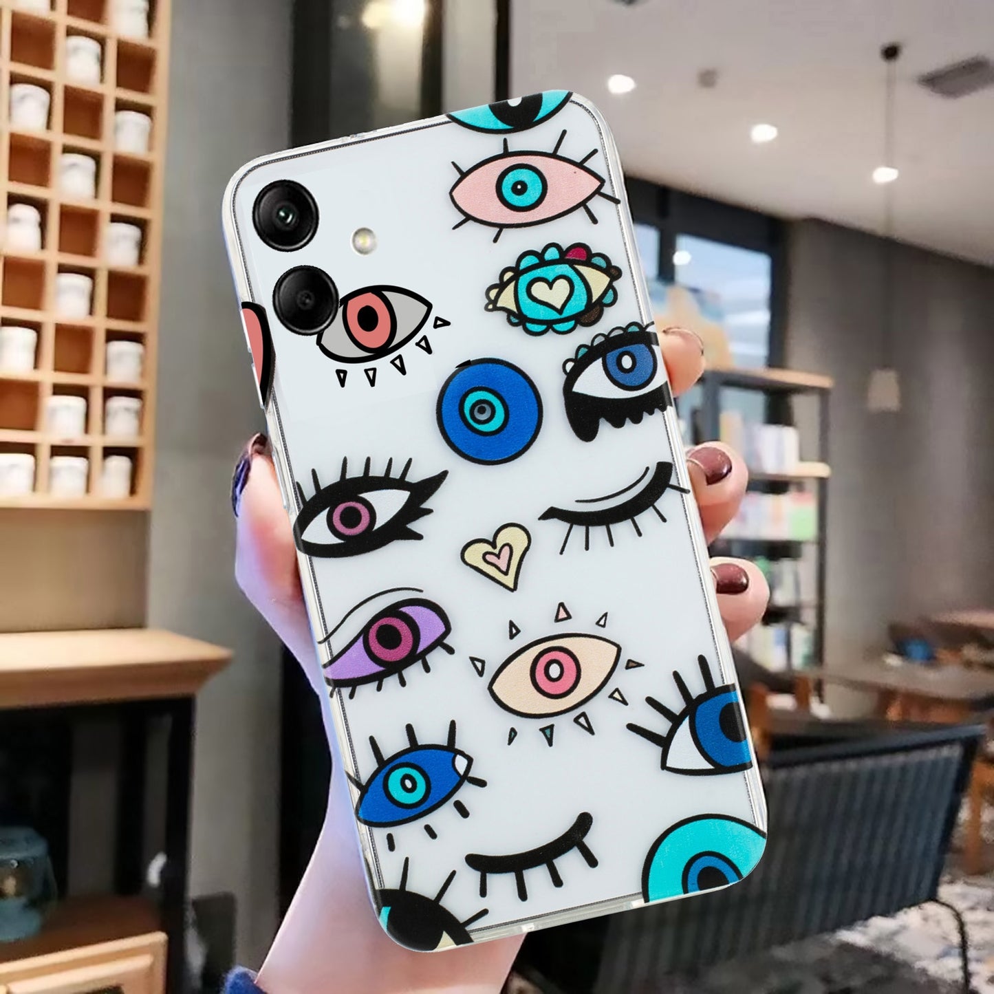 Samsung Galaxy A05 TPU Phone Case with Colourful Painting Pattern – Wear-Resistant and Lightweight