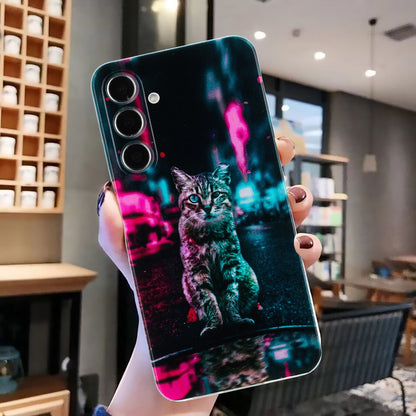Samsung Galaxy A34 5G TPU Phone Case with Colourful Painting Pattern – Wear-Resistant and Lightweight