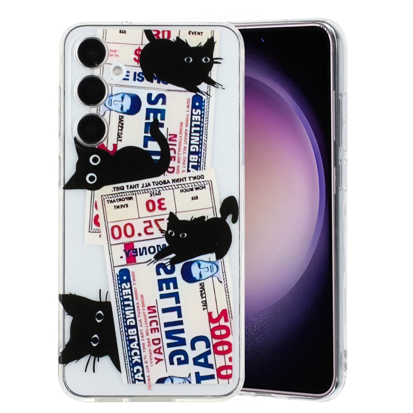 Samsung Galaxy A34 5G TPU Phone Case with Colourful Painting Pattern – Wear-Resistant and Lightweight