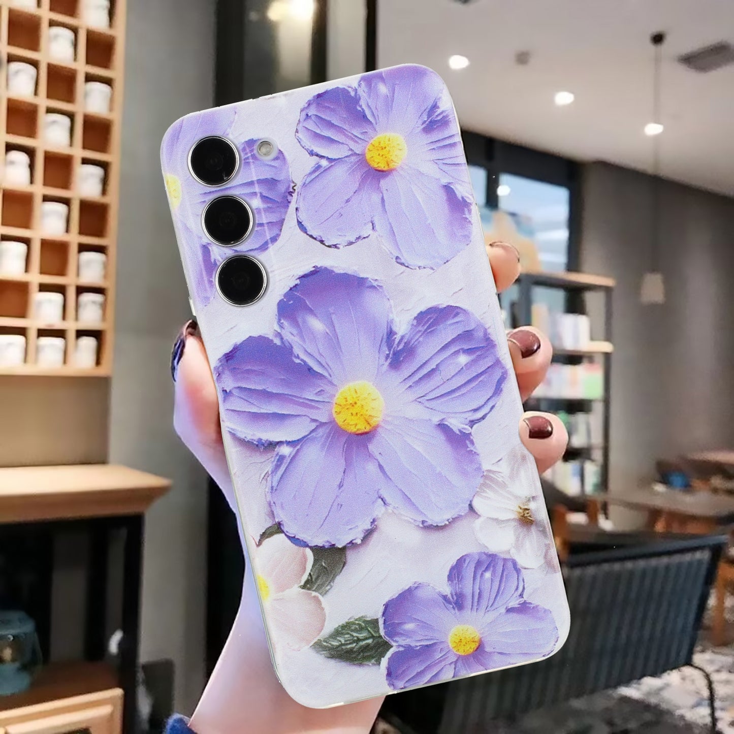 Samsung Galaxy S23 5G TPU Phone Case with Colourful Painting Pattern – Wear-Resistant and Lightweight