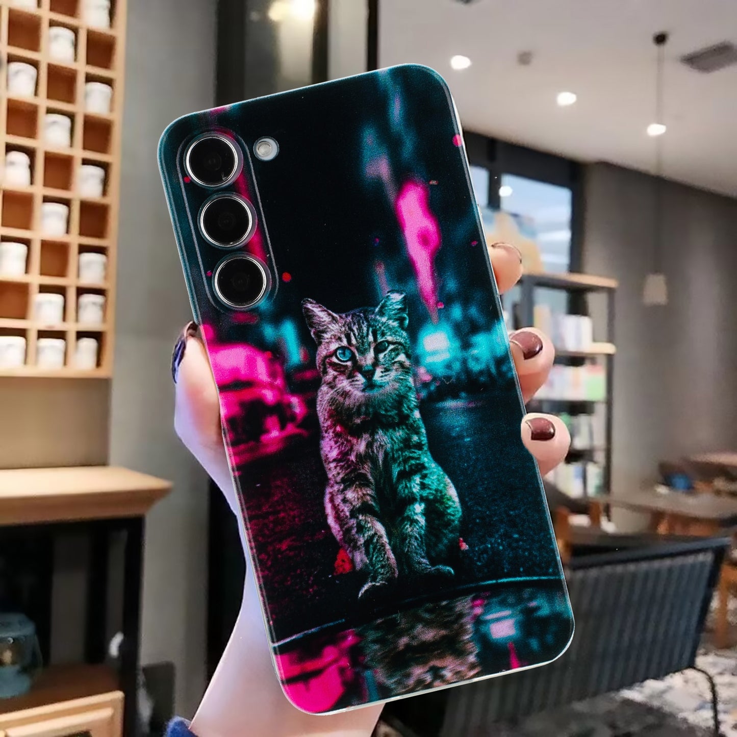 Samsung Galaxy S23+ 5G TPU Phone Case with Colourful Painting Pattern – Wear-Resistant and Lightweight