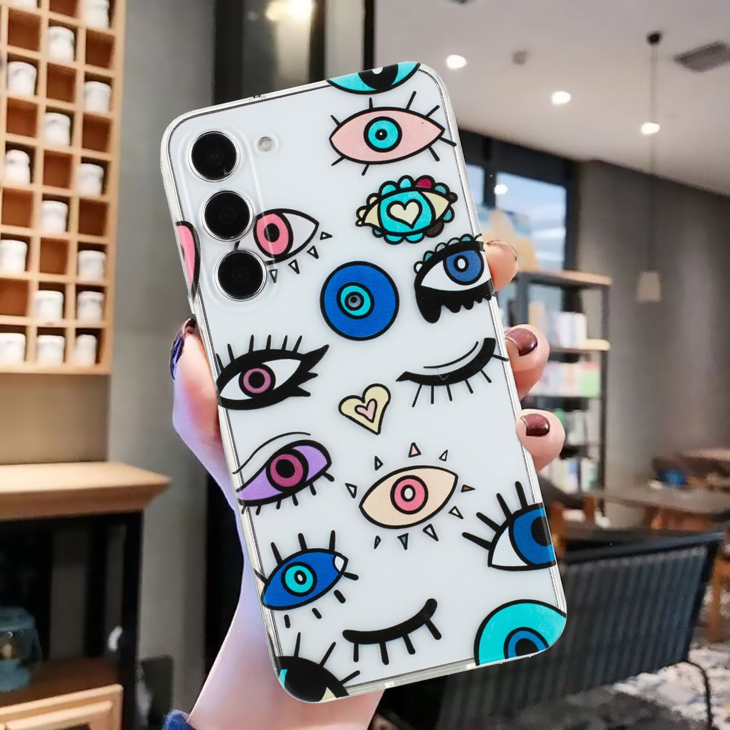 Samsung Galaxy S23+ 5G TPU Phone Case with Colourful Painting Pattern – Wear-Resistant and Lightweight