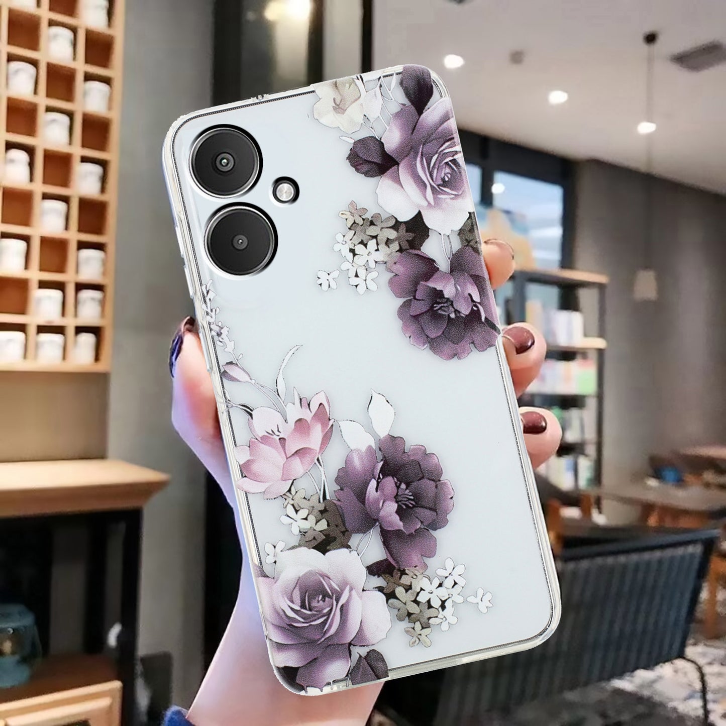 Xiaomi Redmi 13C 4G TPU Phone Case with Colourful Painting Pattern – Wear-Resistant and Lightweight