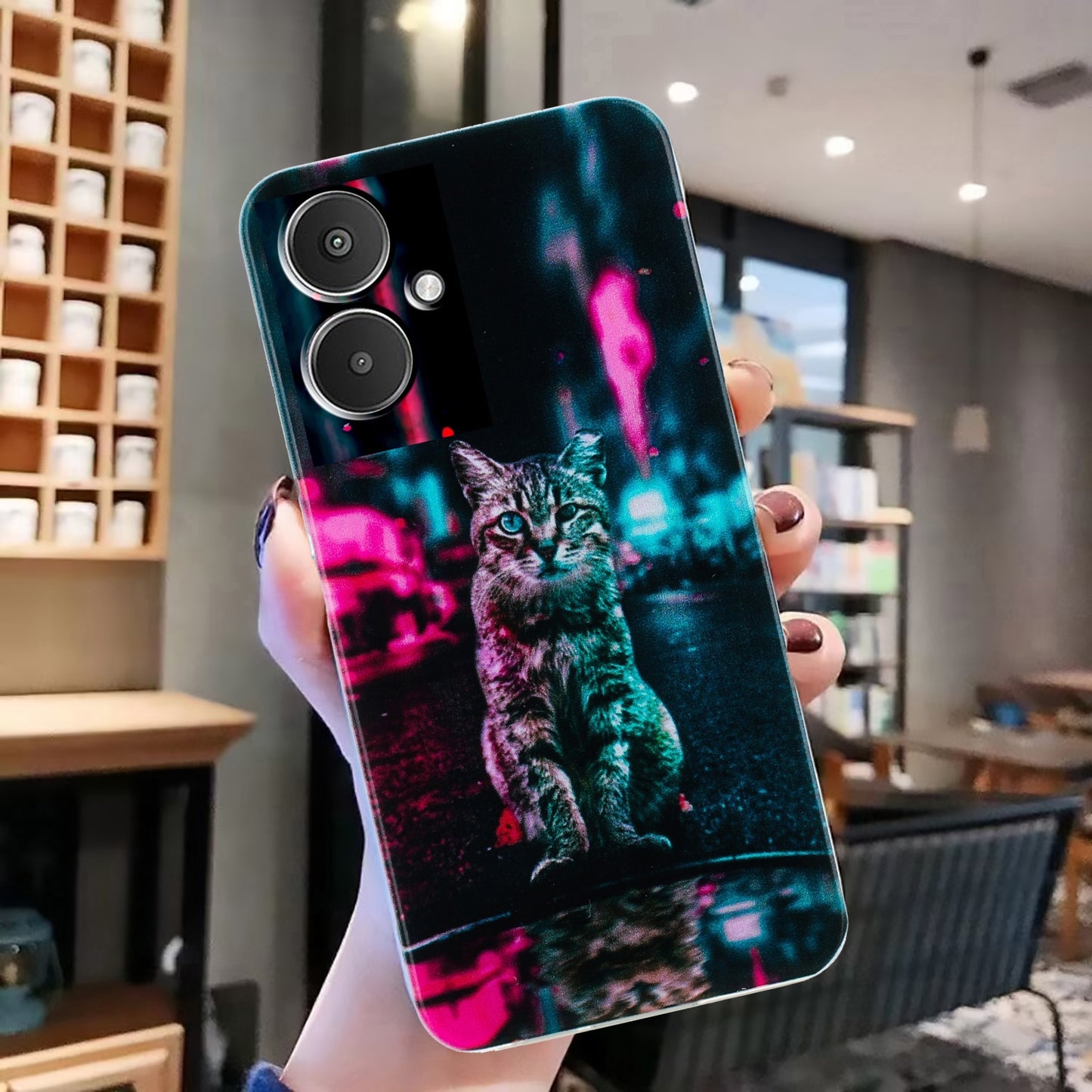 Xiaomi Redmi 13C 4G TPU Phone Case with Colourful Painting Pattern – Wear-Resistant and Lightweight