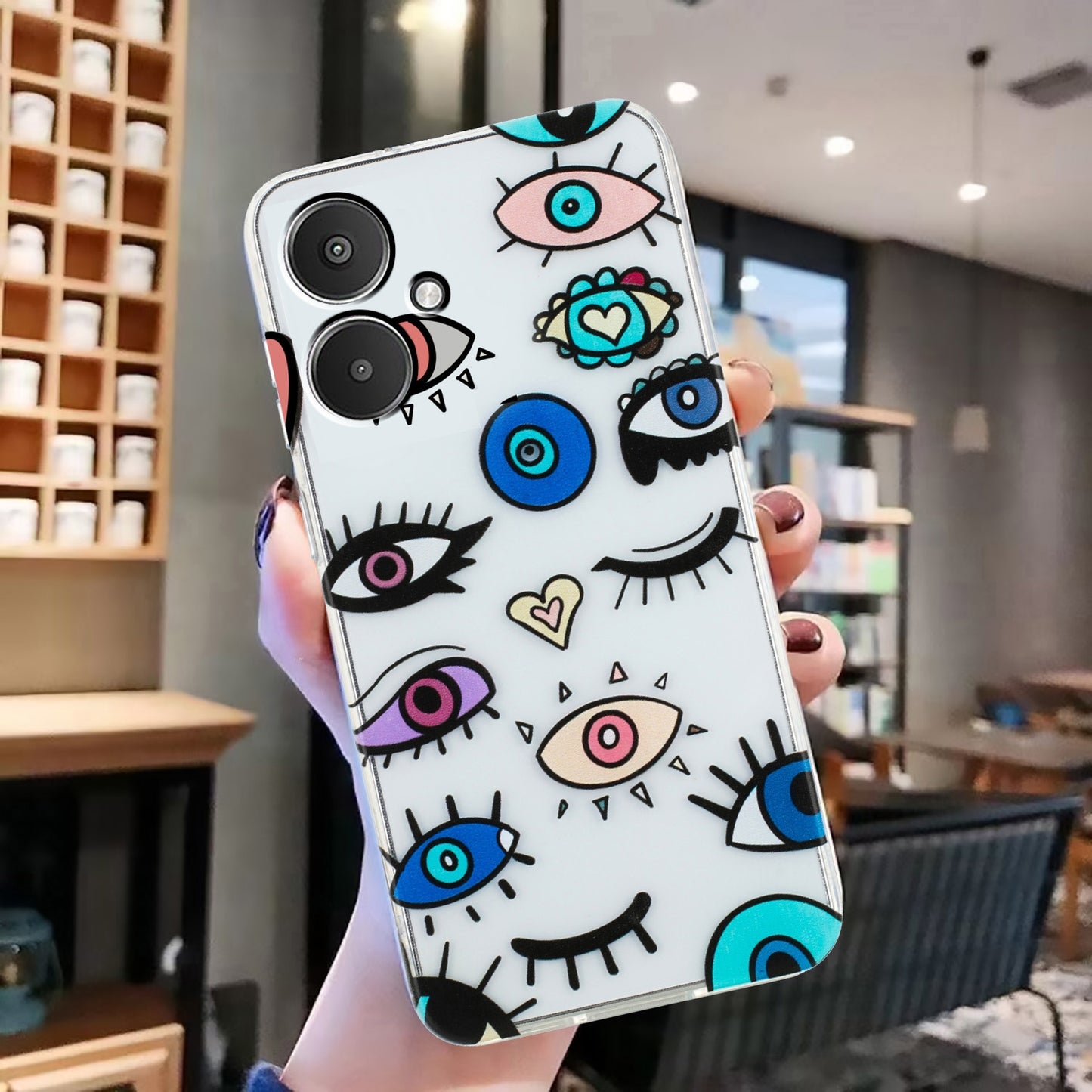 Xiaomi Redmi 13C 4G TPU Phone Case with Colourful Painting Pattern – Wear-Resistant and Lightweight