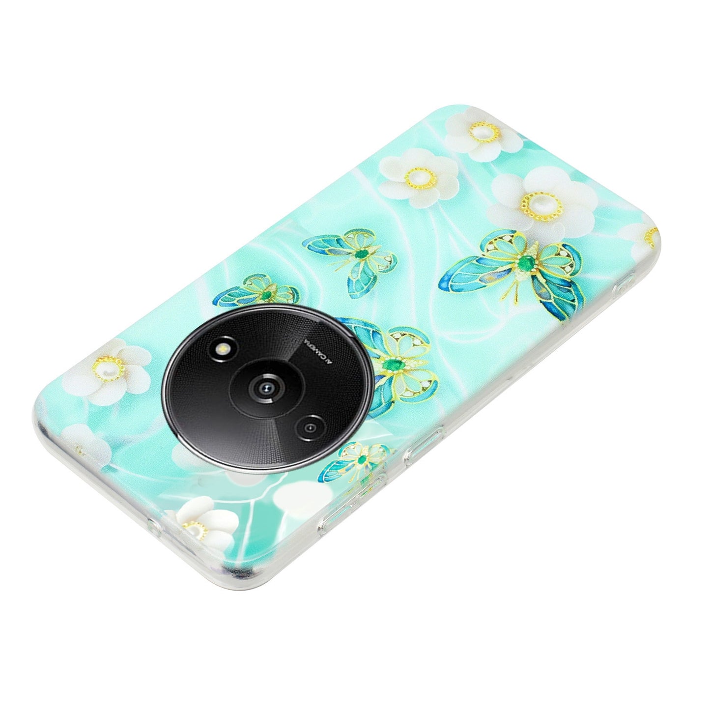 Xiaomi Redmi A3 TPU Phone Case with Colourful Painting Pattern – Wear-Resistant and Lightweight