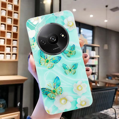 Xiaomi Redmi A3 TPU Phone Case with Colourful Painting Pattern – Wear-Resistant and Lightweight