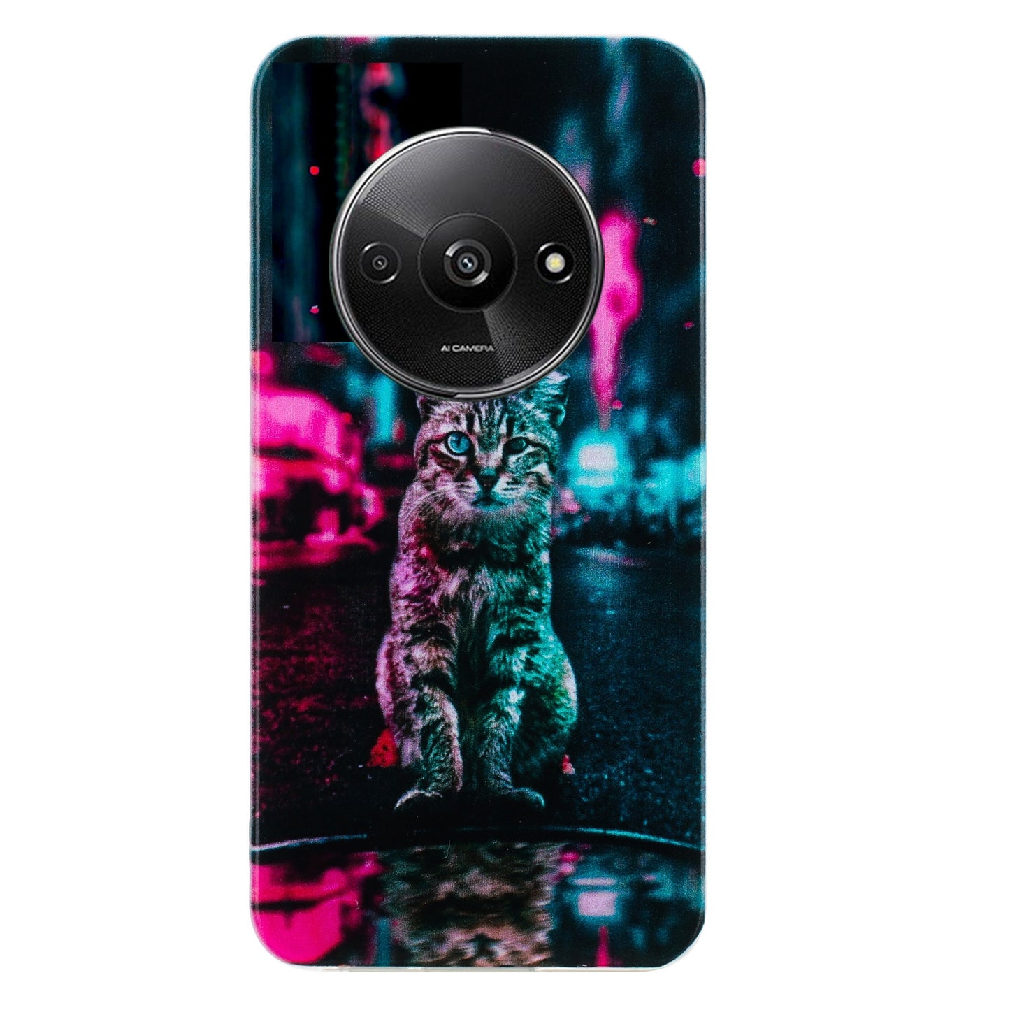 Xiaomi Redmi A3 TPU Phone Case with Colourful Painting Pattern – Wear-Resistant and Lightweight