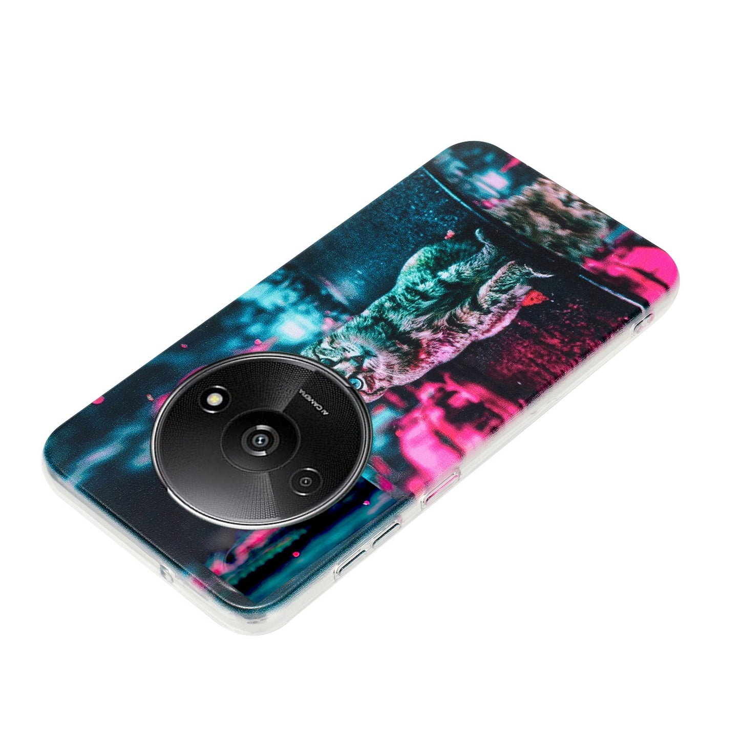Xiaomi Redmi A3 TPU Phone Case with Colourful Painting Pattern – Wear-Resistant and Lightweight