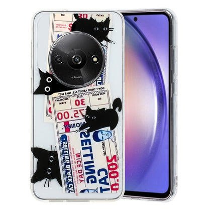 Xiaomi Redmi A3 TPU Phone Case with Colourful Painting Pattern – Wear-Resistant and Lightweight