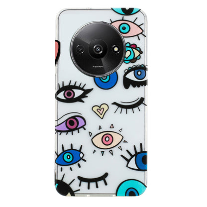 Xiaomi Redmi A3 TPU Phone Case with Colourful Painting Pattern – Wear-Resistant and Lightweight