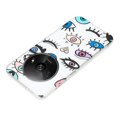 Xiaomi Redmi A3 TPU Phone Case with Colourful Painting Pattern – Wear-Resistant and Lightweight