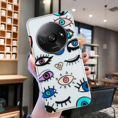Xiaomi Redmi A3 TPU Phone Case with Colourful Painting Pattern – Wear-Resistant and Lightweight