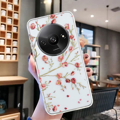 Xiaomi Redmi A3 TPU Phone Case with Colourful Painting Pattern – Wear-Resistant and Lightweight