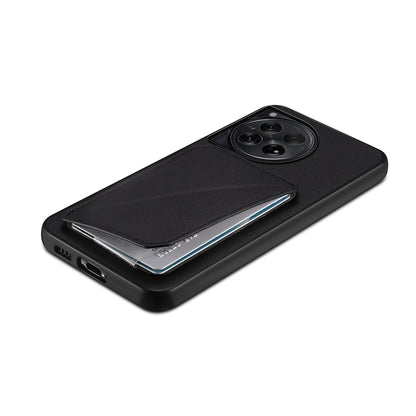 OnePlus 12 Calf Texture Leather Case with Dual Card Slots and Stand Function