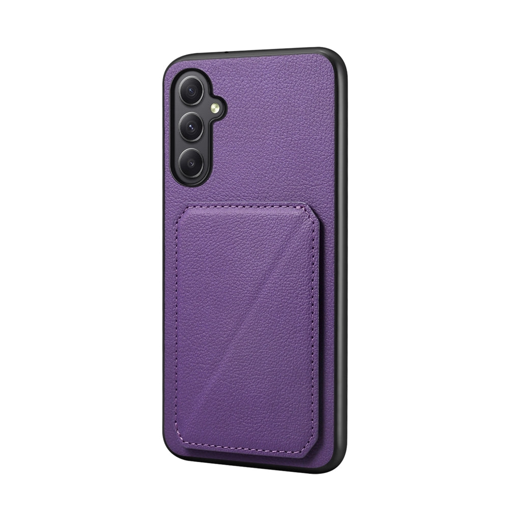 Samsung Galaxy A35 5G Calf Texture Leather Case with Dual Card Slots and Stand Function