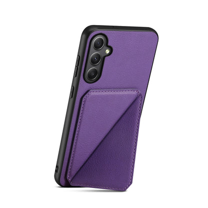 Samsung Galaxy A35 5G Calf Texture Leather Case with Dual Card Slots and Stand Function