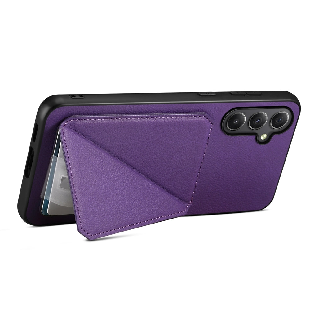 Samsung Galaxy A35 5G Calf Texture Leather Case with Dual Card Slots and Stand Function