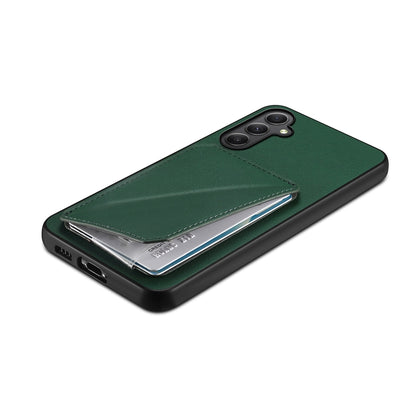 Samsung Galaxy A35 5G Calf Texture Leather Case with Dual Card Slots and Stand Function