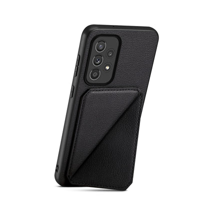 Samsung Galaxy A33 5G Calf Texture Leather Case with Dual Card Slots and Stand Function