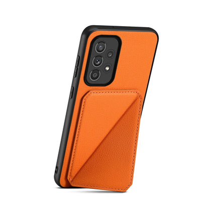 Samsung Galaxy A33 5G Calf Texture Leather Case with Dual Card Slots and Stand Function