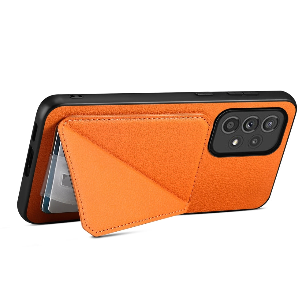 Samsung Galaxy A33 5G Calf Texture Leather Case with Dual Card Slots and Stand Function