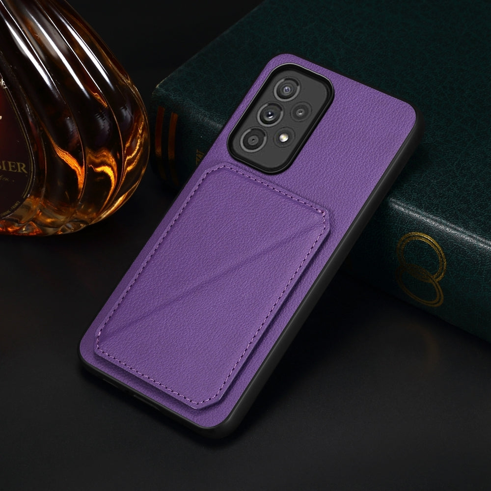 Samsung Galaxy A33 5G Calf Texture Leather Case with Dual Card Slots and Stand Function