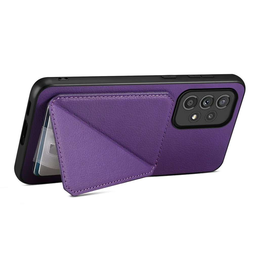 Samsung Galaxy A33 5G Calf Texture Leather Case with Dual Card Slots and Stand Function