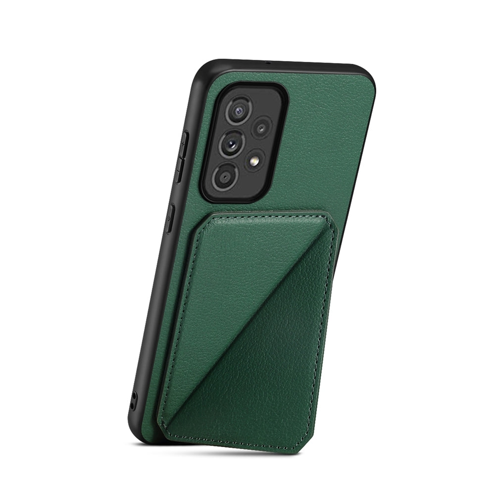 Samsung Galaxy A33 5G Calf Texture Leather Case with Dual Card Slots and Stand Function
