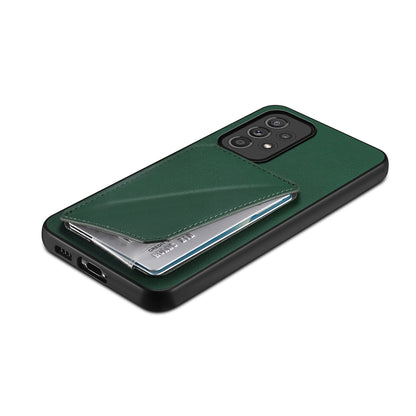 Samsung Galaxy A33 5G Calf Texture Leather Case with Dual Card Slots and Stand Function