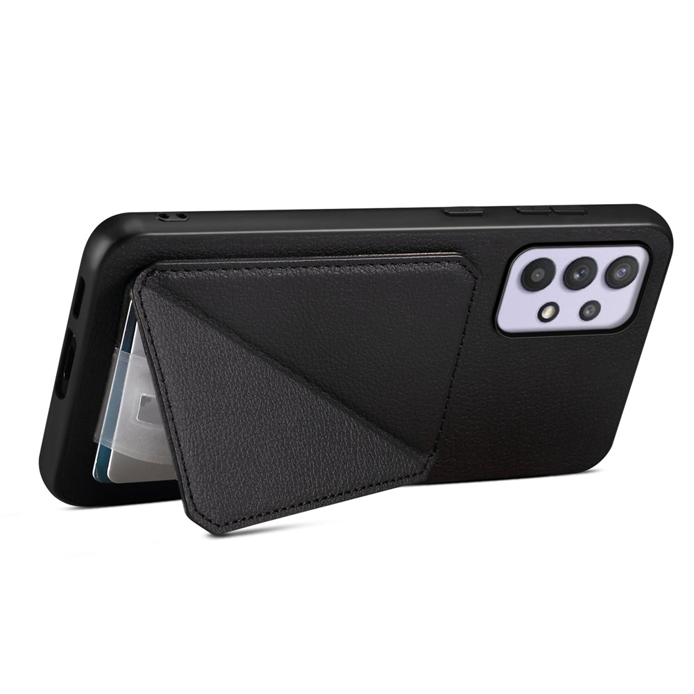 Samsung Galaxy A32 5G Calf Texture Leather Case with Dual Card Slots and Stand Function