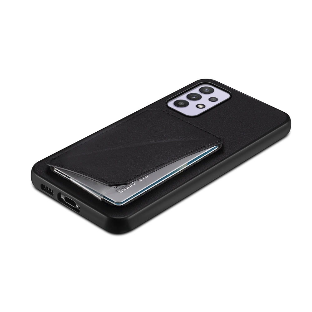 Samsung Galaxy A32 5G Calf Texture Leather Case with Dual Card Slots and Stand Function