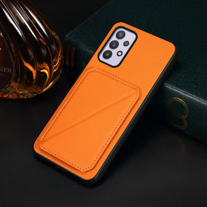 Samsung Galaxy A32 5G Calf Texture Leather Case with Dual Card Slots and Stand Function