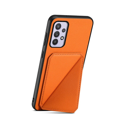 Samsung Galaxy A32 5G Calf Texture Leather Case with Dual Card Slots and Stand Function