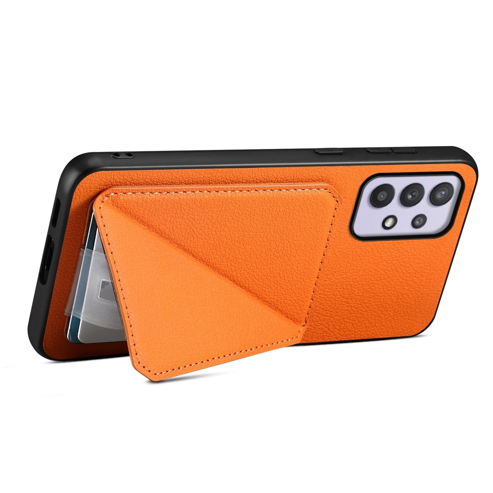 Samsung Galaxy A32 5G Calf Texture Leather Case with Dual Card Slots and Stand Function