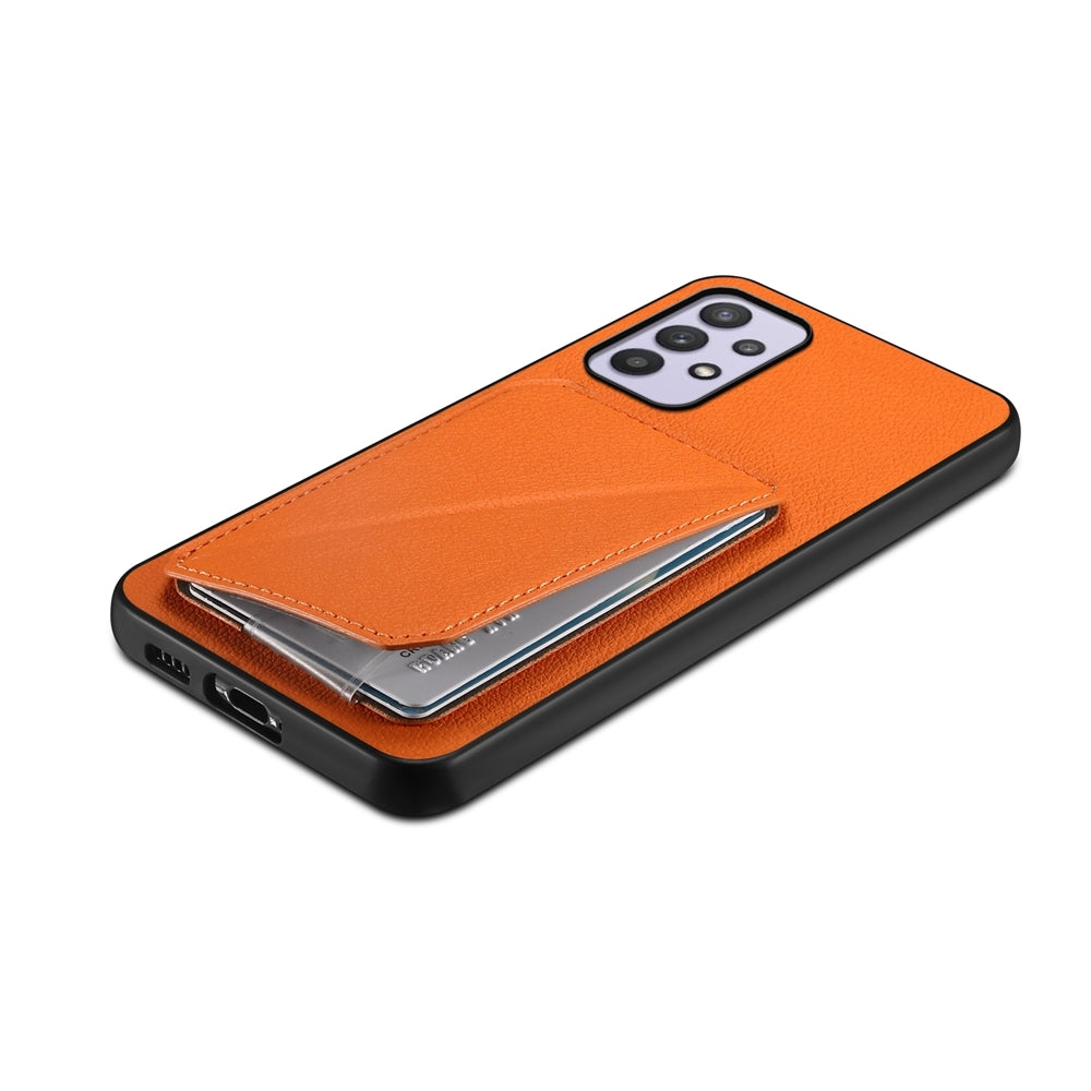 Samsung Galaxy A32 5G Calf Texture Leather Case with Dual Card Slots and Stand Function