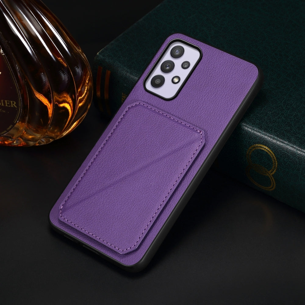 Samsung Galaxy A32 5G Calf Texture Leather Case with Dual Card Slots and Stand Function