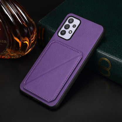 Samsung Galaxy A32 5G Calf Texture Leather Case with Dual Card Slots and Stand Function