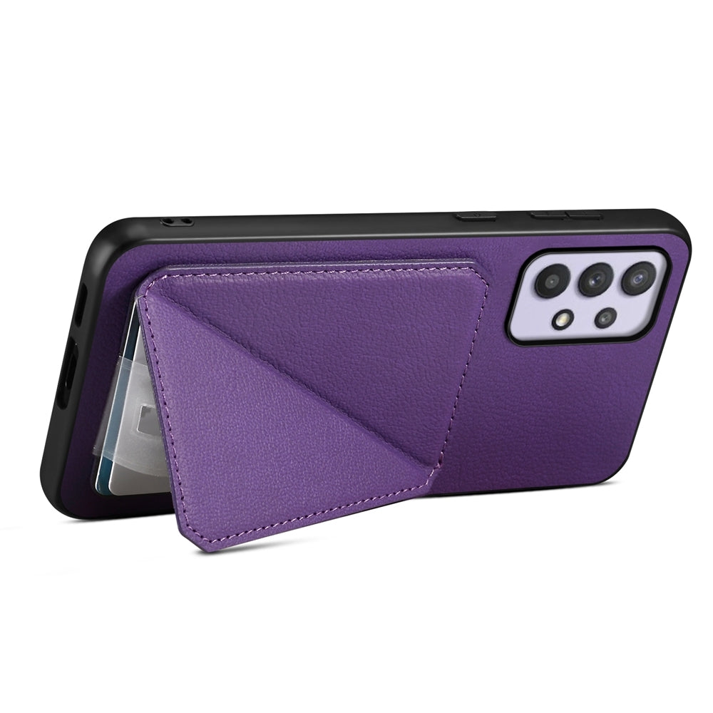 Samsung Galaxy A32 5G Calf Texture Leather Case with Dual Card Slots and Stand Function