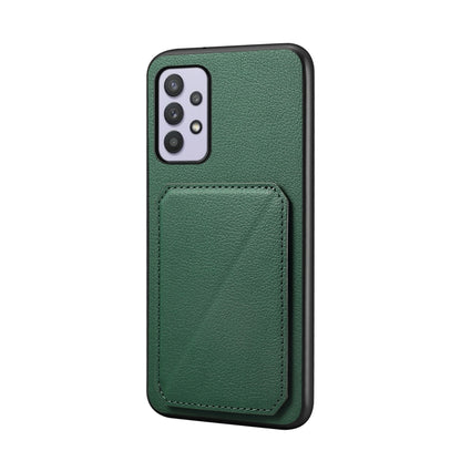 Samsung Galaxy A32 5G Calf Texture Leather Case with Dual Card Slots and Stand Function