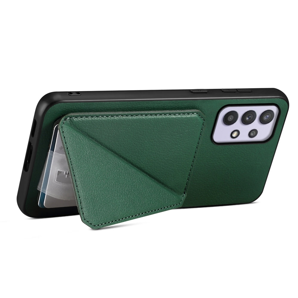 Samsung Galaxy A32 5G Calf Texture Leather Case with Dual Card Slots and Stand Function