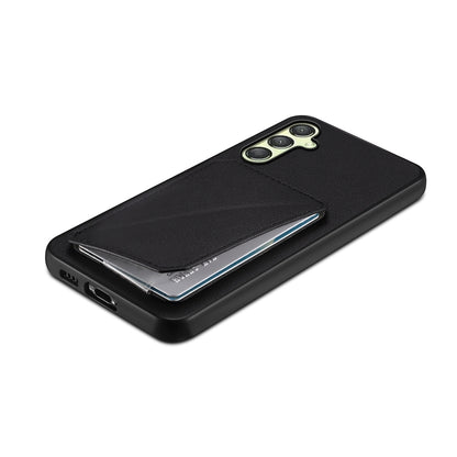 Samsung Galaxy A25 Calf Texture Leather Case with Dual Card Slots and Stand Function